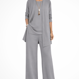 Orlaith - Women's Formal Three-Piece Set - Grey