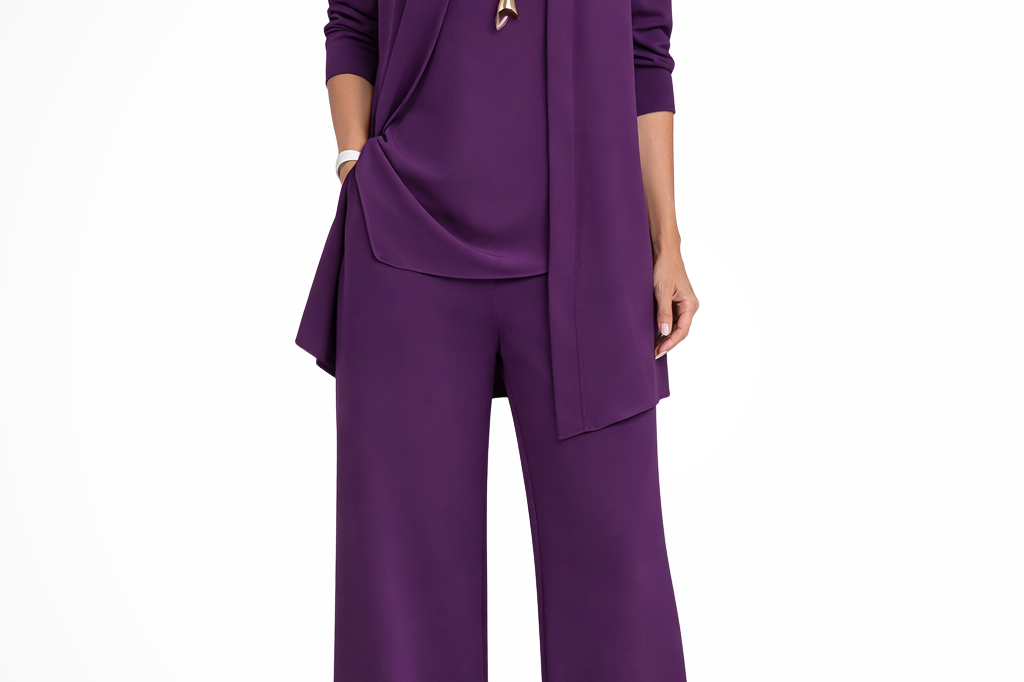 Orlaith - Women's Formal Three-Piece Set - Purple