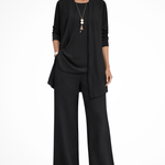 Orlaith - Women's Formal Three-Piece Set - Black