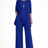 Orlaith - Women's Formal Three-Piece Set - Blue