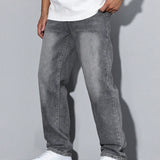 Orson - Men's Straight Fit Cotton-Blend Jeans