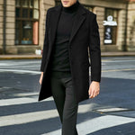 Percival - Men's Tailored Wool-Blend Winter Overcoat