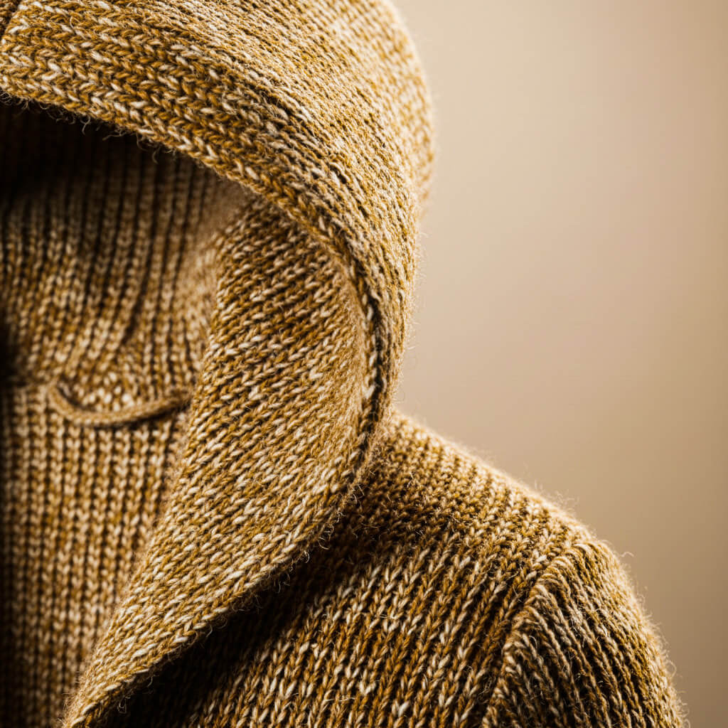 Peregrine - Men's Wool-Blend Knit Hooded Cardigan