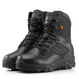 Pierce - Men's High-Top Lightweight Tactical Trekking Boots - Black