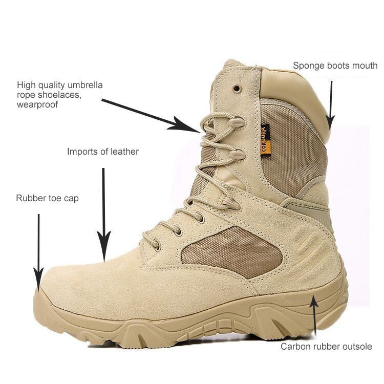 Pierce - Men's High-Top Lightweight Tactical Trekking Boots
