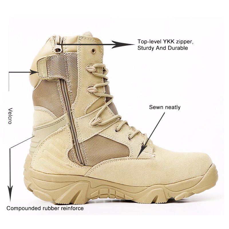 Pierce - Men's High-Top Lightweight Tactical Trekking Boots
