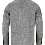 Rafe - Men's Tailored Button-Up Shirt with Contrast Collar and Cuffs