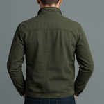 Rafferty - Men's Stand Collar Bomber Jacket with Zip Pockets