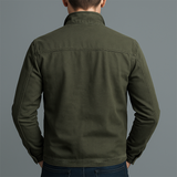 Rafferty - Men's Stand Collar Bomber Jacket with Zip Pockets