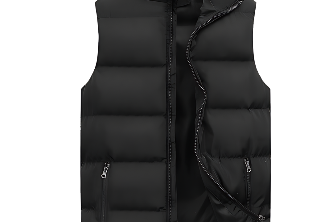 Roderick - Men's Lightweight Padded Gilet with Stand Collar