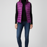 Rowenna - Women's Lightweight Quilted Puffer Gilet with Collar - Purple