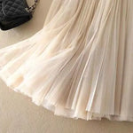 Rozalie - Women's High-Waisted Pleated Midi Skirt