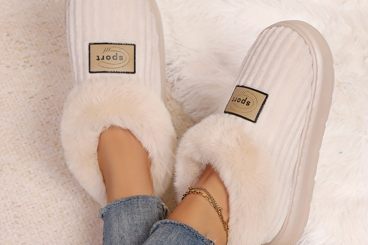 Women's Plush High-Top Slipper Booties | Cozy Non-Slip Indoor Booties