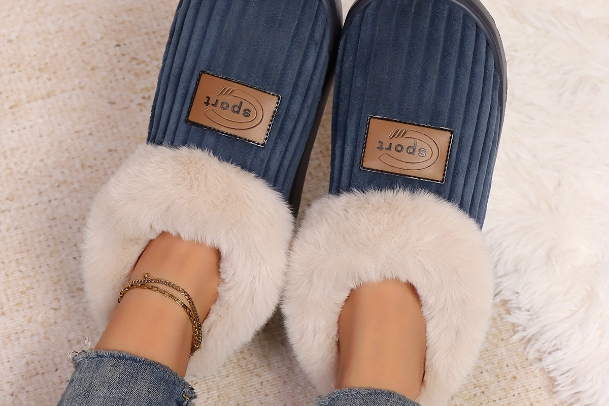 Women's Plush High-Top Slipper Booties | Cozy Non-Slip Indoor Booties
