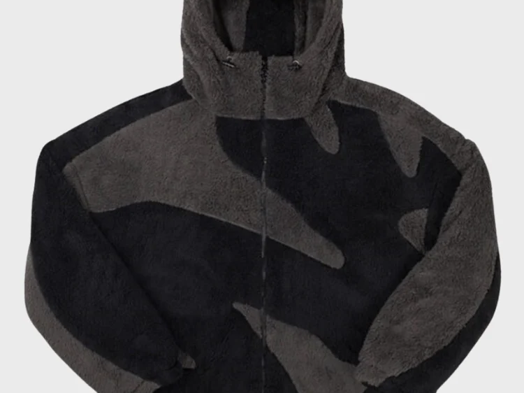 Sebastian - Men's Hooded Zip-Up Colour-Block Jacket