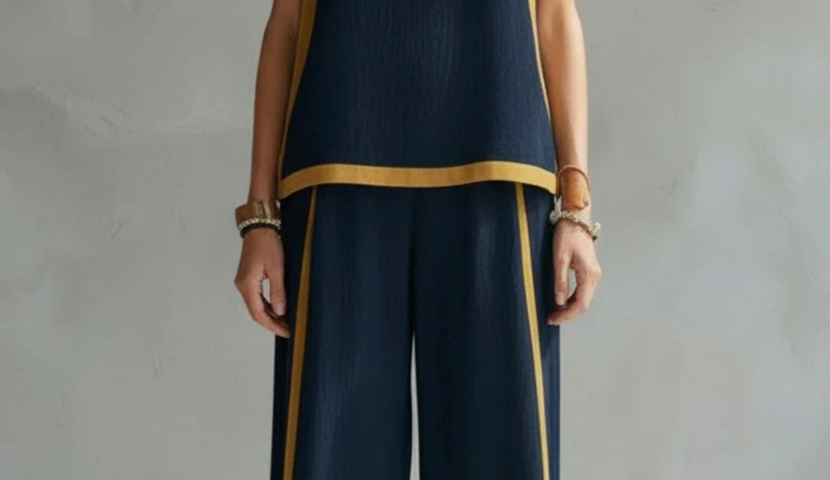 Seraphine Contrast Trim Set - full look