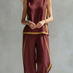Seraphine Contrast Trim Set - model view