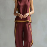 Seraphine Contrast Trim Set - model view