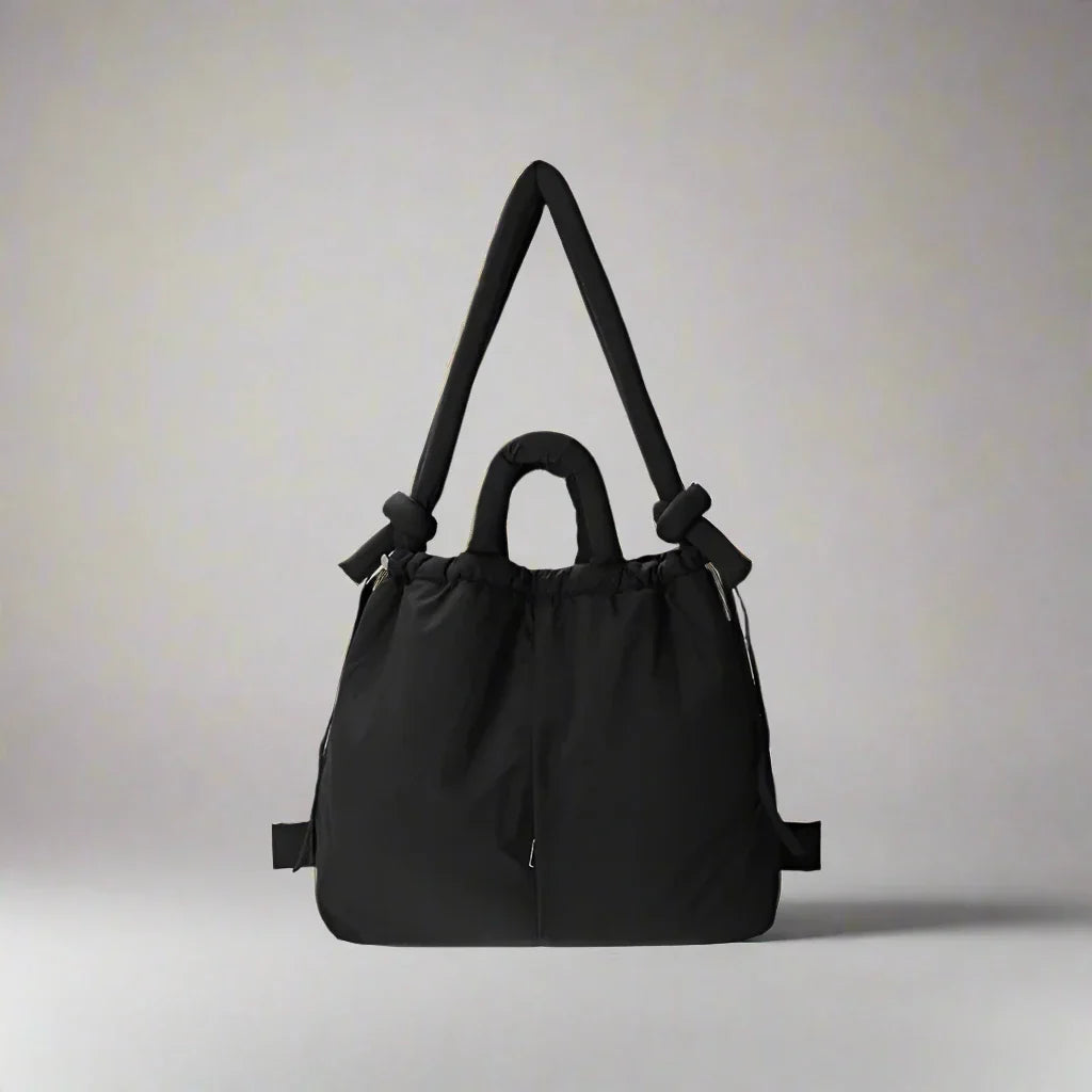 Quilted Puffer Tote Bag | Soft Padded Everyday Carryall