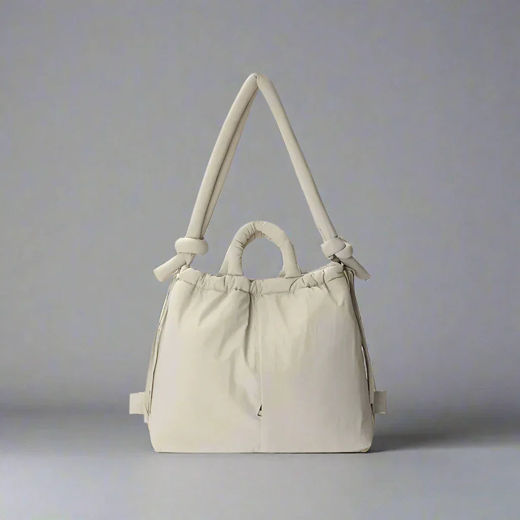 Quilted Puffer Tote Bag | Soft Padded Everyday Carryall