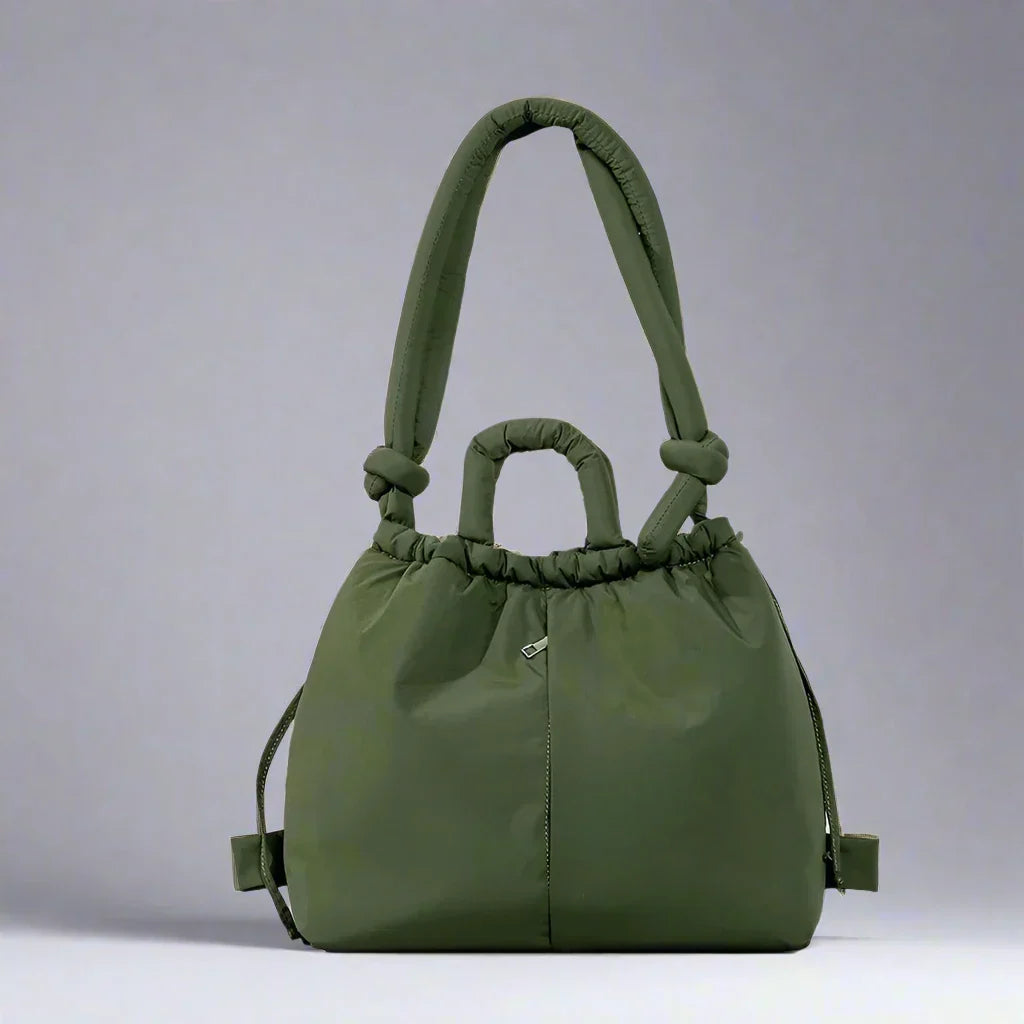 Quilted Puffer Tote Bag | Soft Padded Everyday Carryall