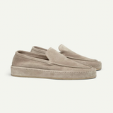 Sterling - Men's Soft Cushion Sole Slip-On Loafers - Beige