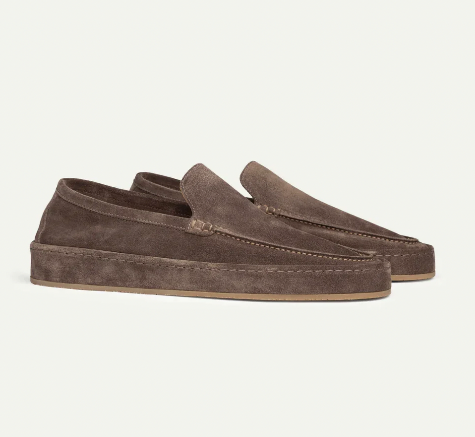 Sterling - Men's Soft Cushion Sole Slip-On Loafers - Brown