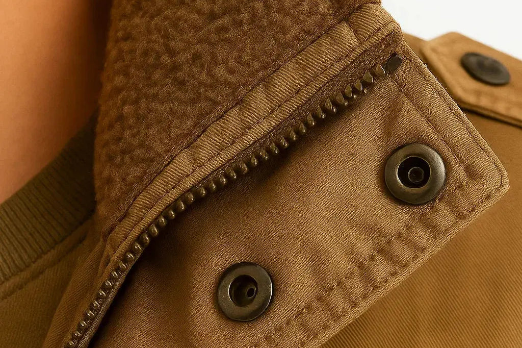 Sullivan - Men's Fleece-Lined Hooded Field Jacket with Pockets