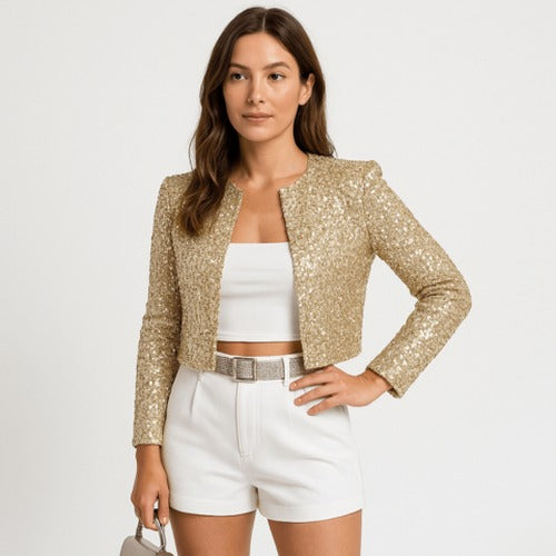 Susie - Women's Tailored Blazer with Classic Lapel and Pockets