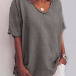Dark grey short sleeve t-shirt
