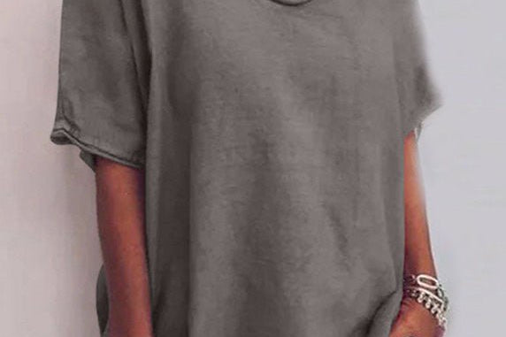 Dark grey short sleeve t-shirt