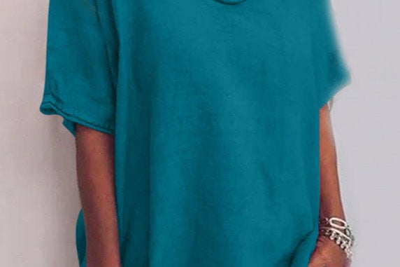 Navy blue short sleeve t-shirt