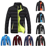 Thaddeus - Men's High Collar Lined Puffer Jacket