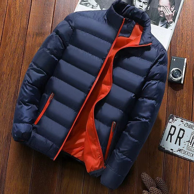 Thaddeus - Men's High Collar Lined Puffer Jacket