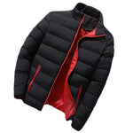 Thaddeus - Men's High Collar Lined Puffer Jacket