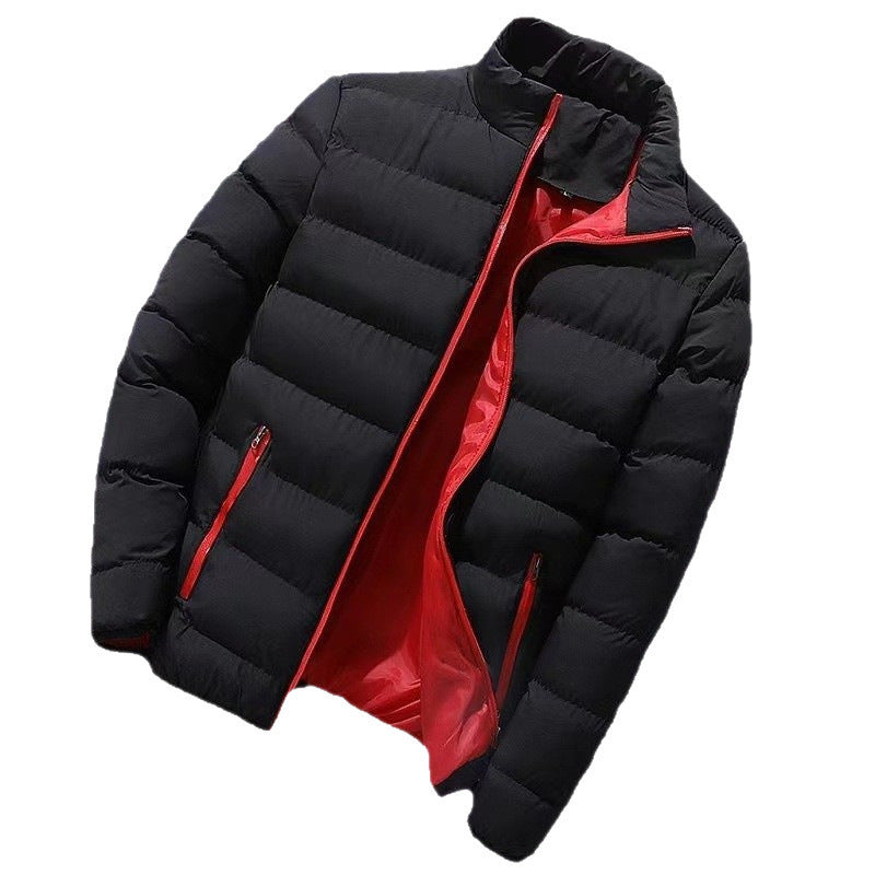Thaddeus - Men's High Collar Lined Puffer Jacket
