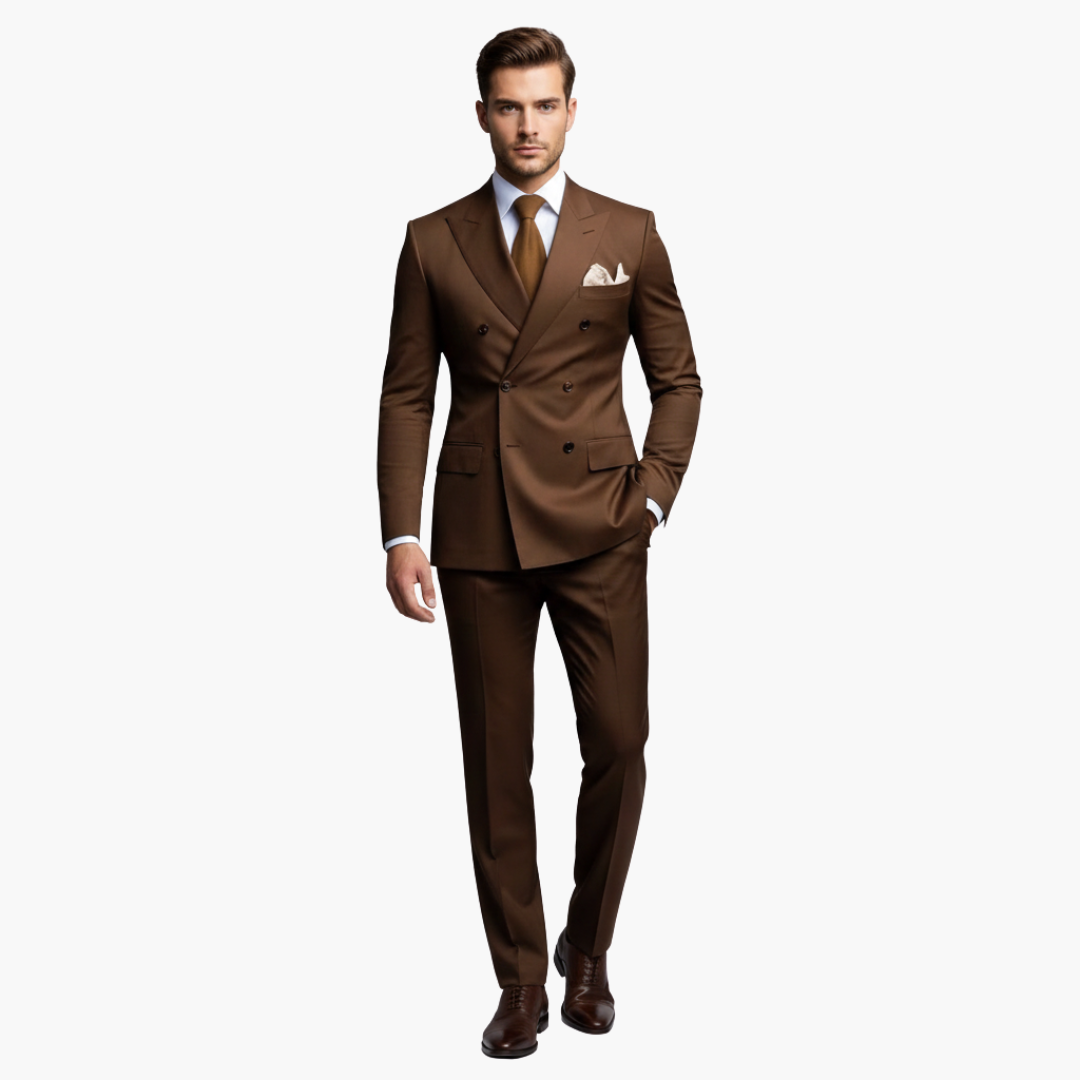 Travis - Men's Tapered Two-Piece Suit in Extended Sizes