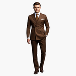 Travis - Men's Tapered Two-Piece Suit in Extended Sizes