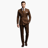 Travis - Men's Tapered Two-Piece Suit in Extended Sizes