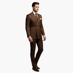 Travis - Men's Tapered Two-Piece Suit in Extended Sizes