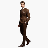 Travis - Men's Tapered Two-Piece Suit in Extended Sizes