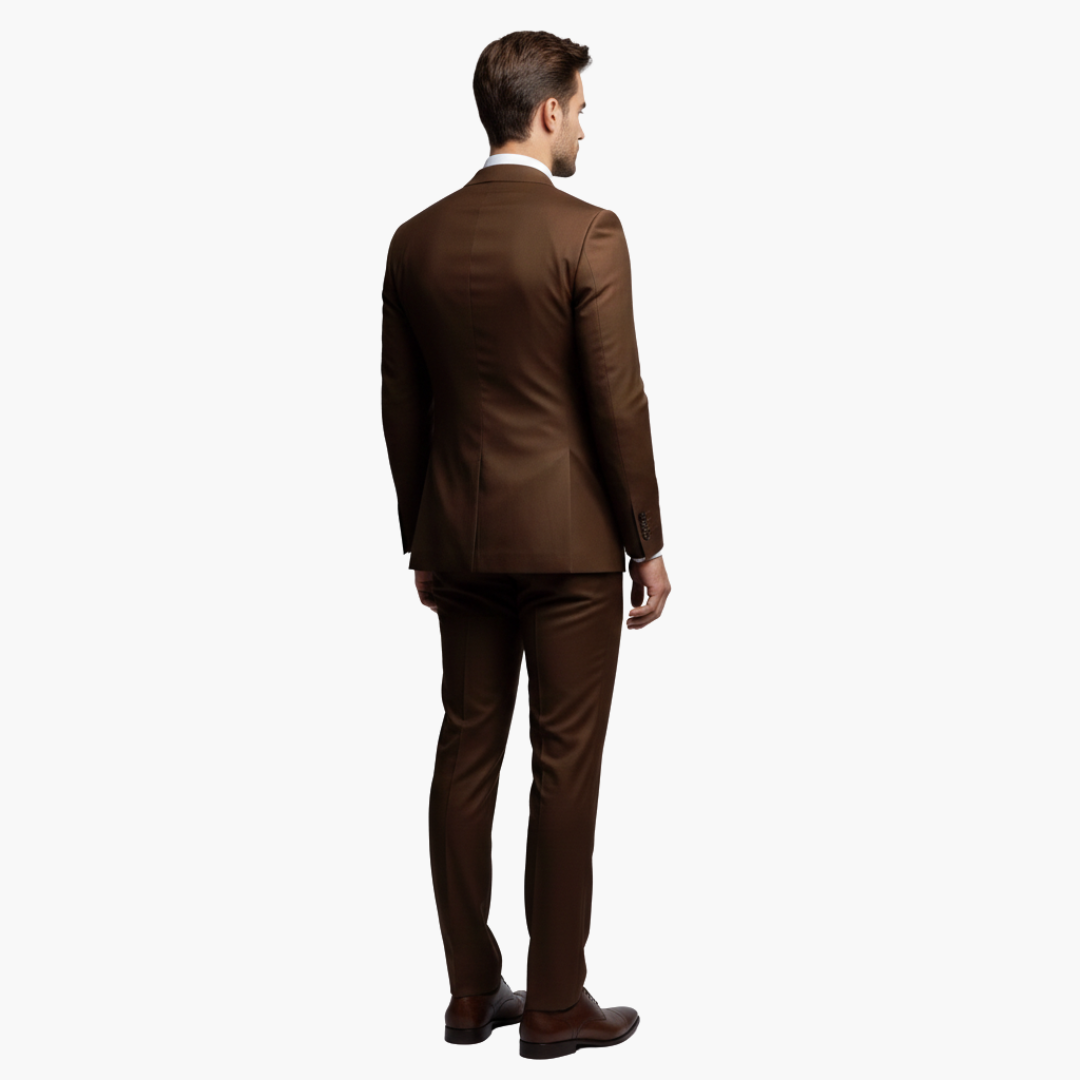 Travis - Men's Tapered Two-Piece Suit in Extended Sizes
