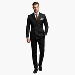 Travis - Men's Tapered Two-Piece Suit in Extended Sizes