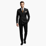 Travis - Men's Tapered Two-Piece Suit in Extended Sizes