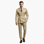 Travis - Men's Tapered Two-Piece Suit in Extended Sizes