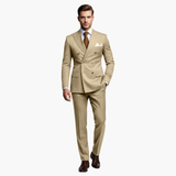 Travis - Men's Tapered Two-Piece Suit in Extended Sizes