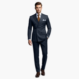 Travis - Men's Tapered Two-Piece Suit in Extended Sizes