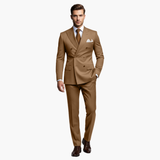Travis - Men's Tapered Two-Piece Suit in Extended Sizes