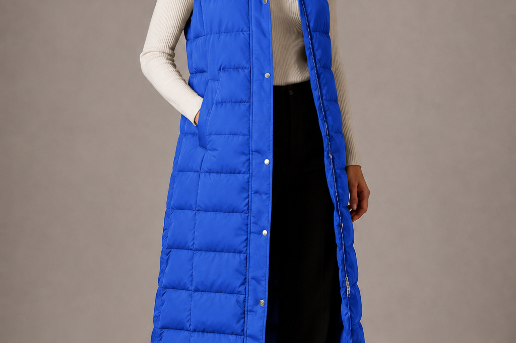 Vanya - Women's Hooded Gilet - Royal Blue