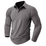 Vaughn - Men's Long-Sleeve Stretch Polo Shirt